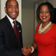 Cornell William Brooks, incoming president and CEO of the NAACP, and Roslyn M. Brock, chairman of the NAACP national board of directors
NAACP